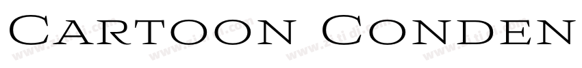 Cartoon Condensed Re字体转换